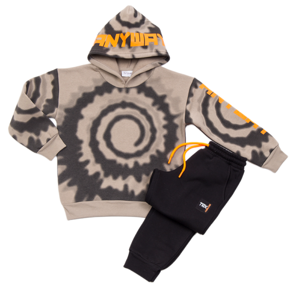 Trax παιδικό σετ φόρμας με κουκούλα για αγόρι 48826 Trax παιδικό σετ φόρμας με κουκούλα για αγόρι 48826