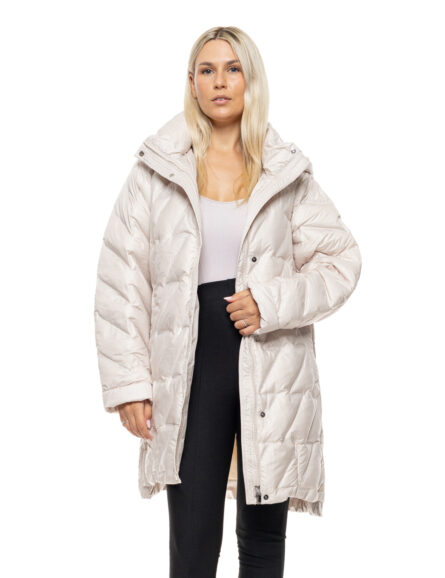 Biston γυναικείο puffer μπουφάν με κουκούλα 54-101-001