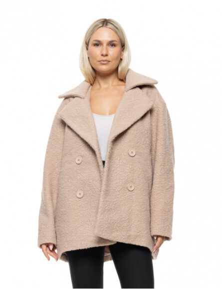 Biston γυναικείο demi παλτό με γιακά 54-101-049