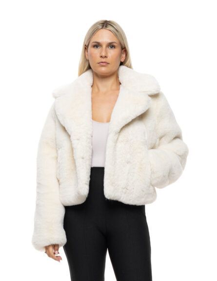Splendid γυναικείο κοντό πανωφόρι γούνα 54-101-051