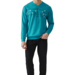 Minerva ανδρική χειμερινή πυζάμα New York 90-71273-233