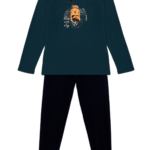 Minerva ανδρική χειμερινή πυζάμα Vespa 90-71301-408