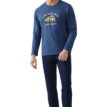 Minerva ανδρική χειμερινή πυζάμα I'm Classic 90-71278-107