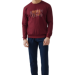 Minerva ανδρική χειμερινή πυζάμα Unity Punto Di Roma 90-71287-431