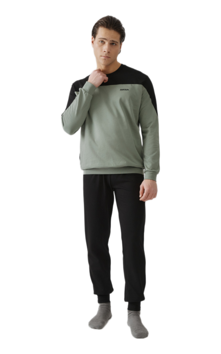 Minerva ανδρική χειμερινή πυζάμα 2XP Minerva 90-71291-423