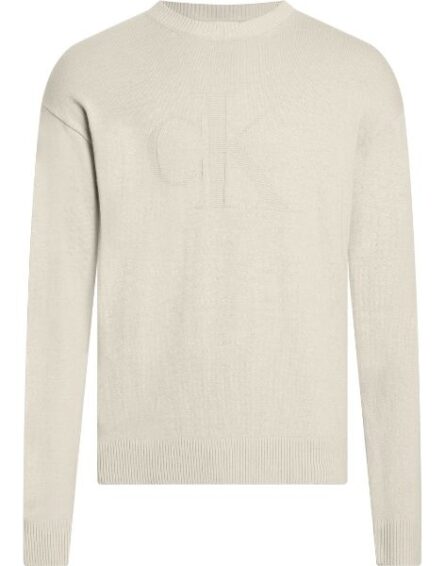 Calvin Klein ανδρικό μονόχρωμο πουλόβερ J30J326453