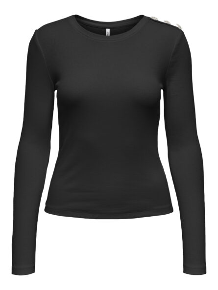 Only γυναικείο μονόχρωμο τοπ μεταλλικά κουμπιά ONLCHECKIE 15330371