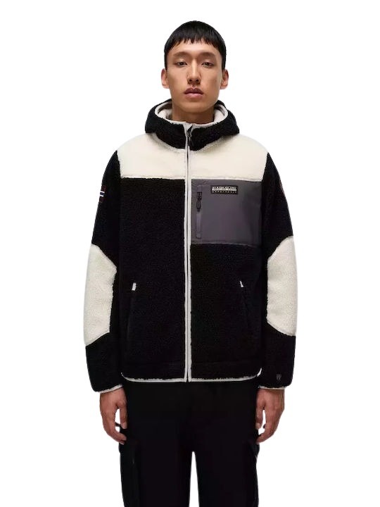 Nappijri ανδρικό μπουφάν φλις με κουκούλα NP0A4GNTMCB1