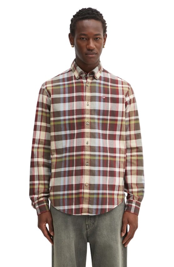 Napapijri ανδρική καρό πουκάμισο μακρυμάνικο NP0A88TLCBX1