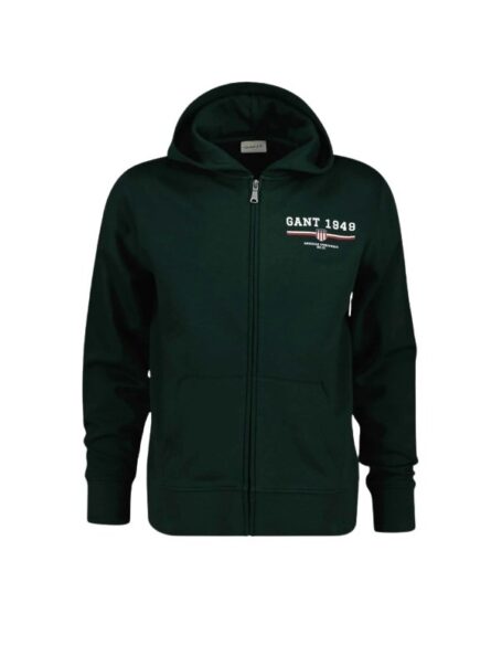 Gant ανδρική ζακέτα φούτερ με κουκούλα και λογότυπο 3G2067041