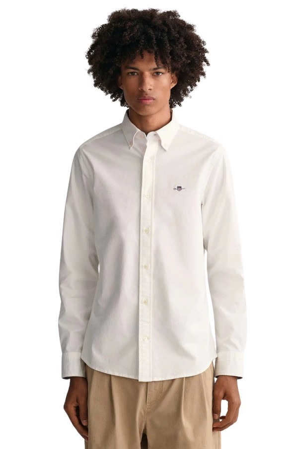 Gant ανδρικό πουκάμισο oxford σε στενή γραμμή 3G3230115