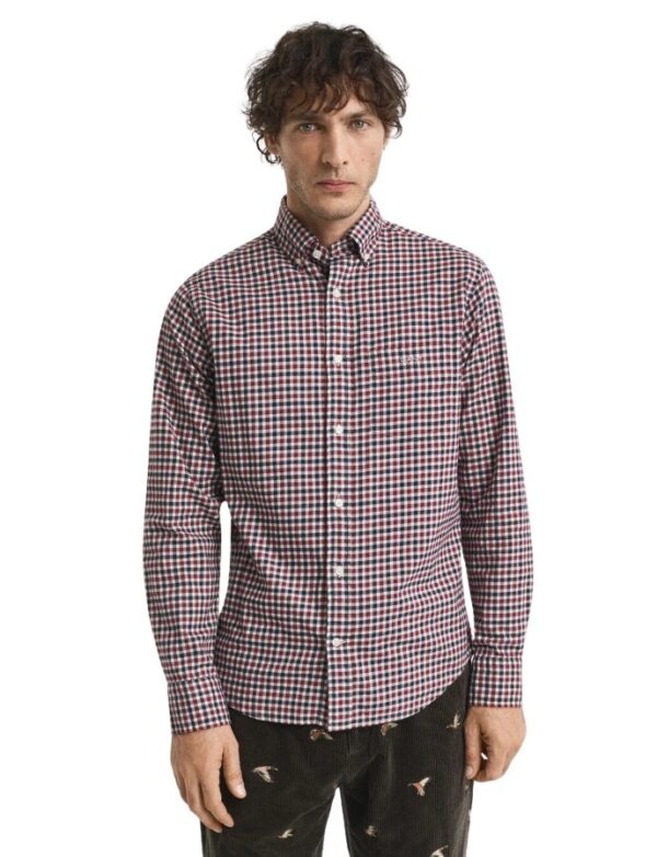 Gant ανδρικό πουκάμισο καρό σε κανονική γραμμή 3G3250233