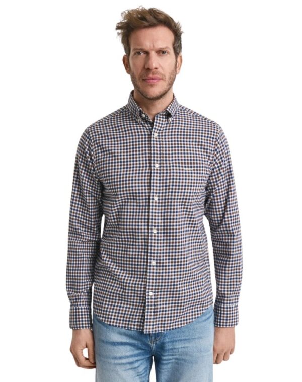 Gant ανδρικό πουκάμισο καρό σε κανονική γραμμή 3G3250233