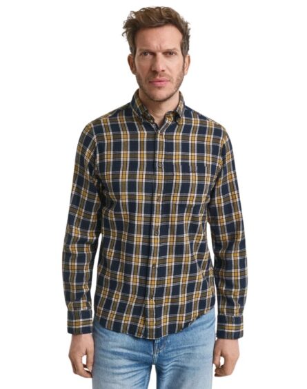 Gant ανδρικό πουκάμισο καρό σε κανονική γραμμή 3G3250242