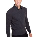 Gant ανδρική πλεκτή μπλούζα με V λαιμόκοψη 3G8050274