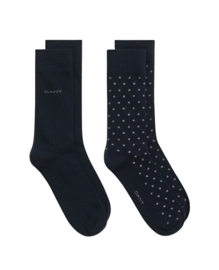 Gant ανδρικές κάλτσες Dot & Solid σετ 2 ζεύγη 3G9960260