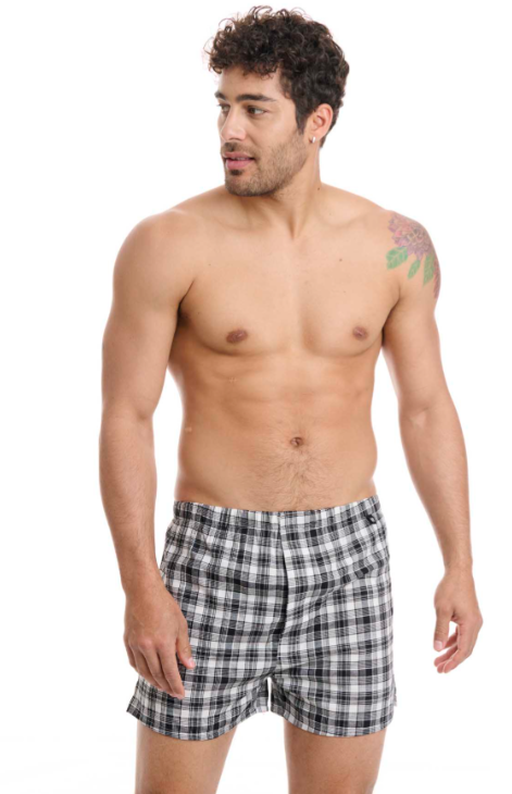 Walk ανδρικό καρό boxer σορτς W1752-65