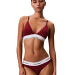 Calvin Klein γυναικείο τριγωνικό bralette με ελαφριά επένδυση QF8498