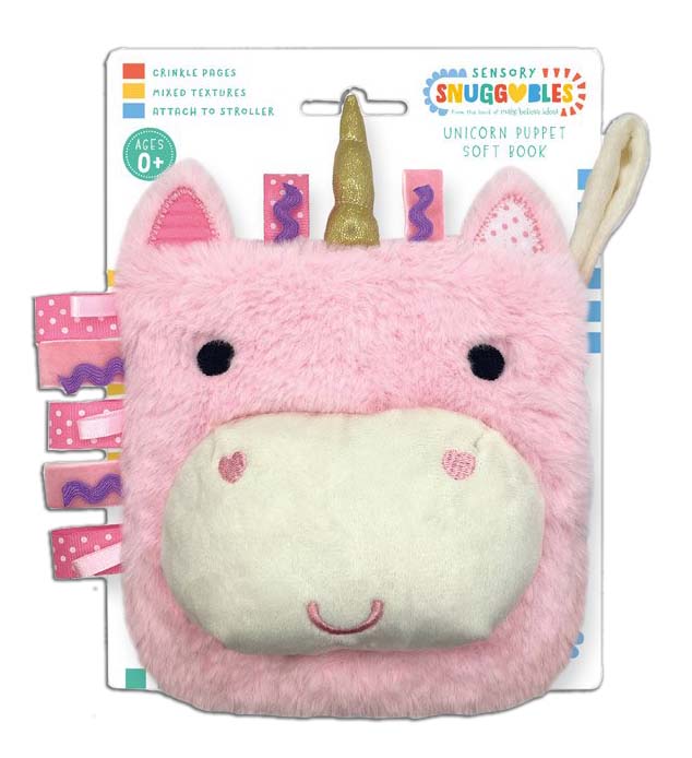 Susaeta Unicorn puppet soft book 2677