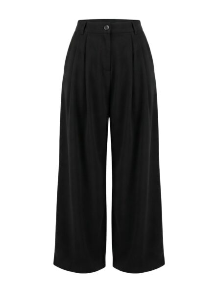 Toi & Moi γυναικείο wide leg παντελόνι με πιέτες 20-5892-126