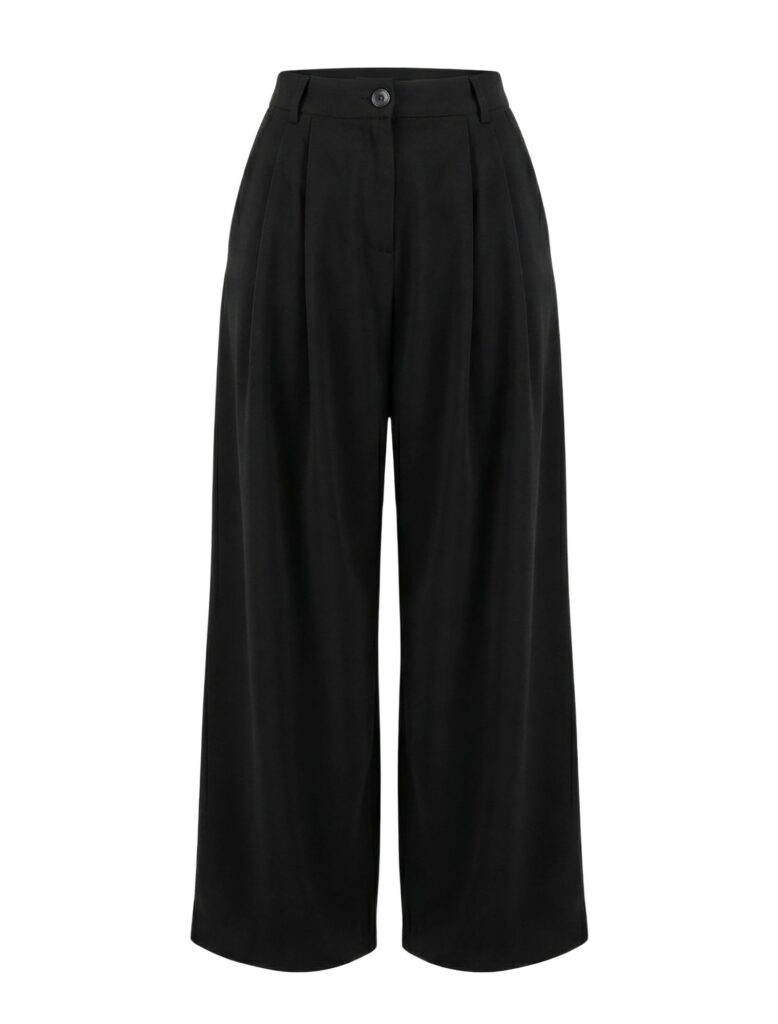 Toi & Moi γυναικείο wide leg παντελόνι με πιέτες 20-5892-126
