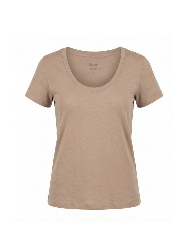 Toi & Moi γυναικείο μονόχρωμο t-shirt 80-6613-126