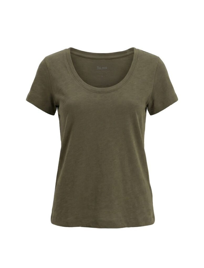 Toi & Moi γυναικείο μονόχρωμο t-shirt 80-6613-126