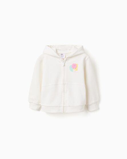 Zippy βρεφικό fleece ζακετάκι με κουκούλα για κοριτσάκι ZBGAP0201_26006