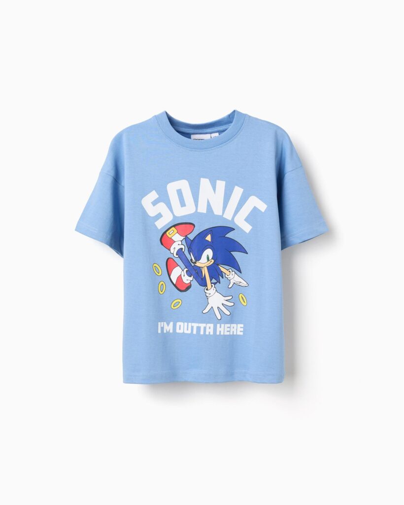 Zippy παιδικό t-shirt Sonic για μικρό αγόρι ZKBAP0303_26021