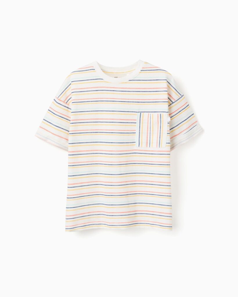 Zippy παιδικό t-shirt ριγέ για μικρό αγόρι ZKBAP0303_26027