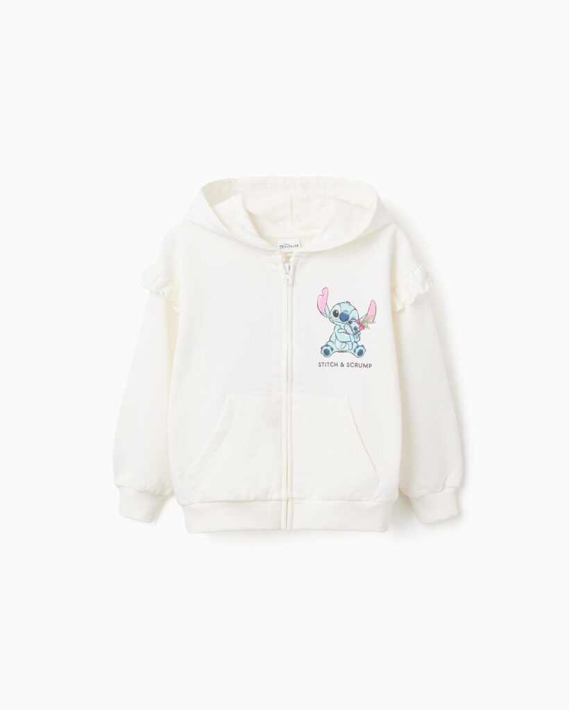 Zippy παιδική ζακέτα με κουκούλα Stitch για κορίτσι ZKGAP0201_26008