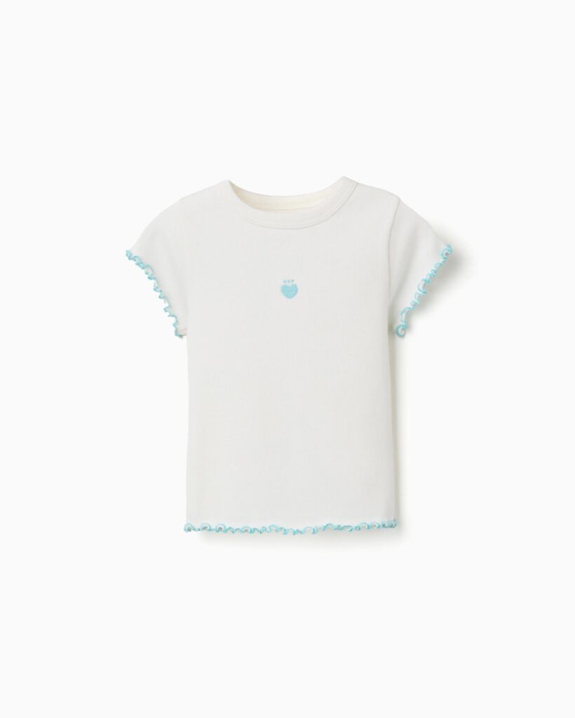 Zippy παιδικό rib t-shirt για μικρό κορίτσι ZKGAP0303_26005