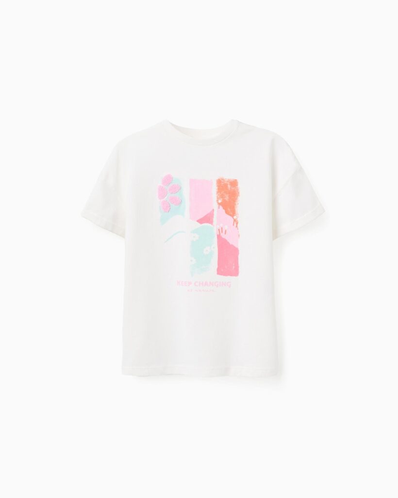 Zippy παιδικό t-shirt στάμπα για μικρό κορίτσι ZKGAP0303_26007