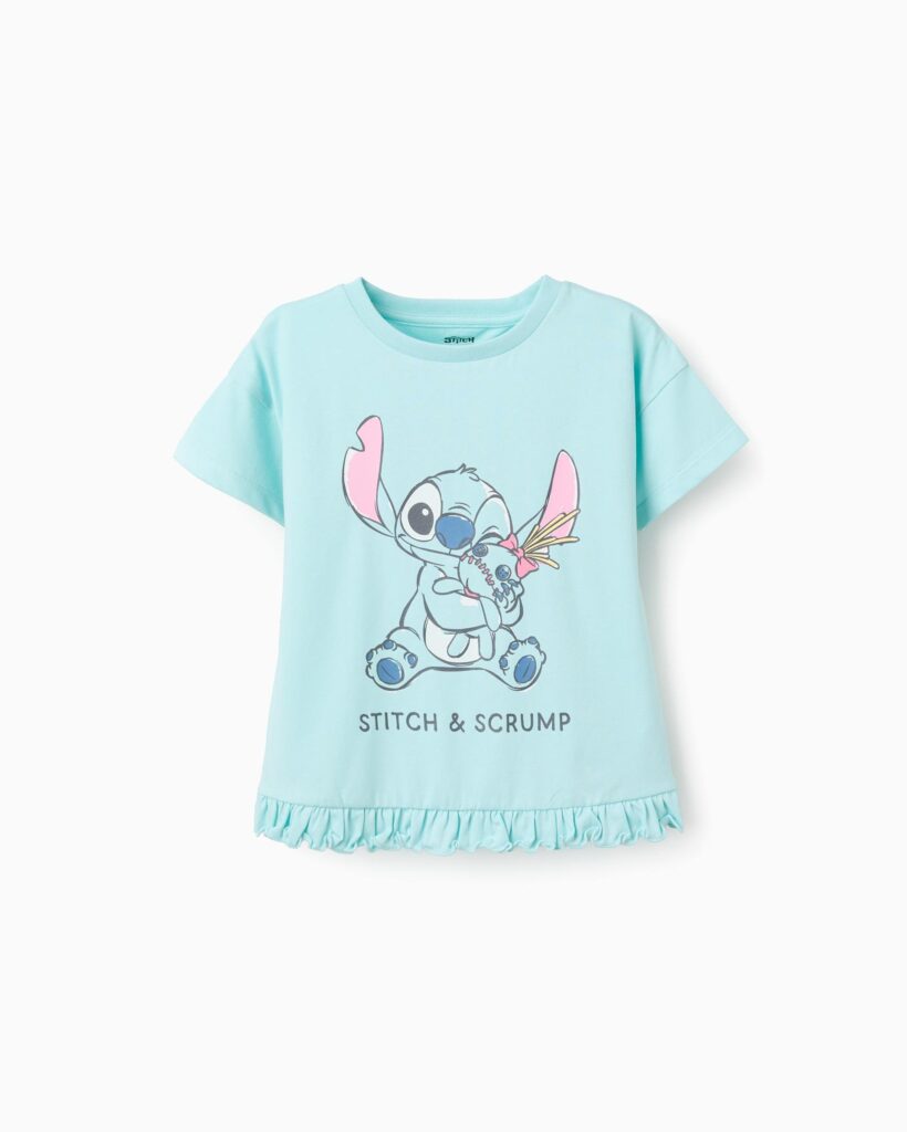 Zippy παιδικό t-shirt Stitch για μικρό κορίτσι ZKGAP0303_26019