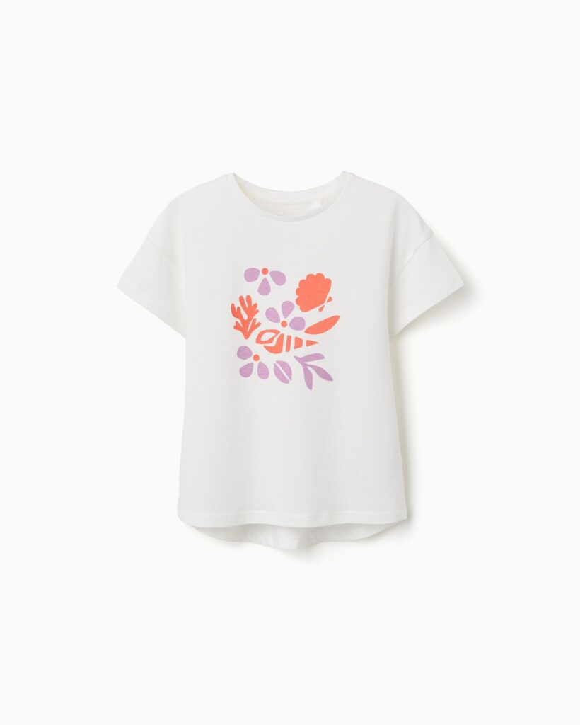 Zippy παιδικό t-shirt καλοκαιρινό σχέδιο για μικρό κορίτσι ZKGAP0303_26038
