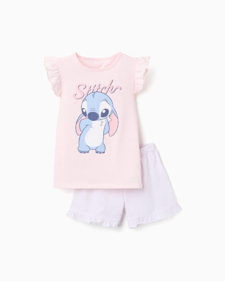Zippy παιδικά καλοκαιρινά πυζαμάκια Stitch για μικρό κορίτσι ZKGUN0101_26003