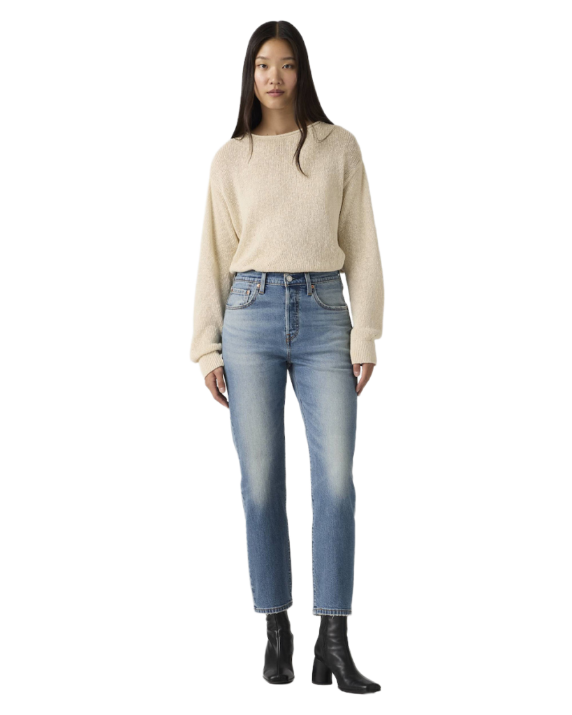 Levi's 501 γυναικείο κροπ παντελόνι τζιν A87460005