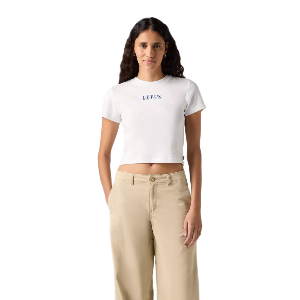 Levi's γυναικείο μονόχρωμο t-shirt slim A87980043