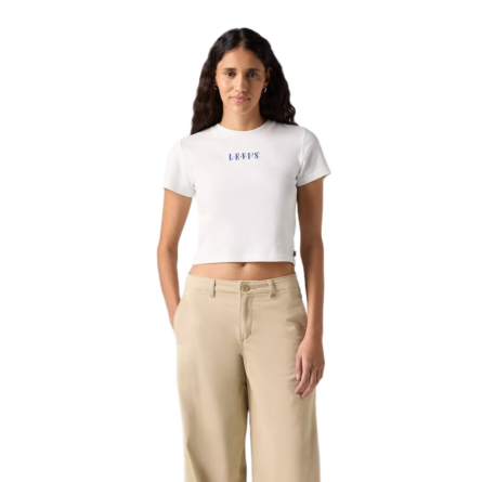Levi's γυναικείο μονόχρωμο t-shirt slim A87980043