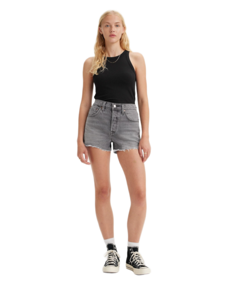 Levi's γυναικείο ψηλόμεσο τζιν σορτς 563270405