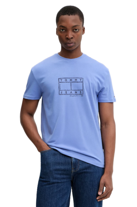 Tommy Hilfiger ανδρικό t-shirt με λογότυπο DM0DM22317