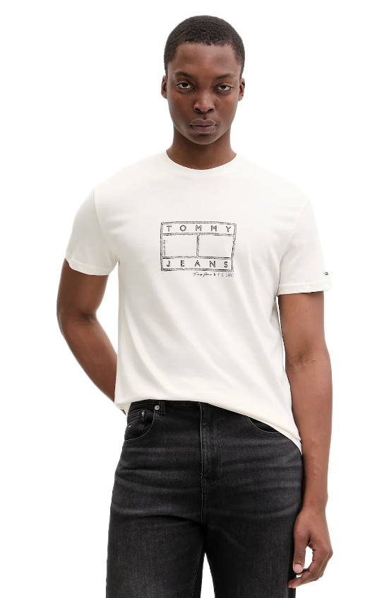 Tommy Hilfiger ανδρικό t-shirt με λογότυπο DM0DM22317