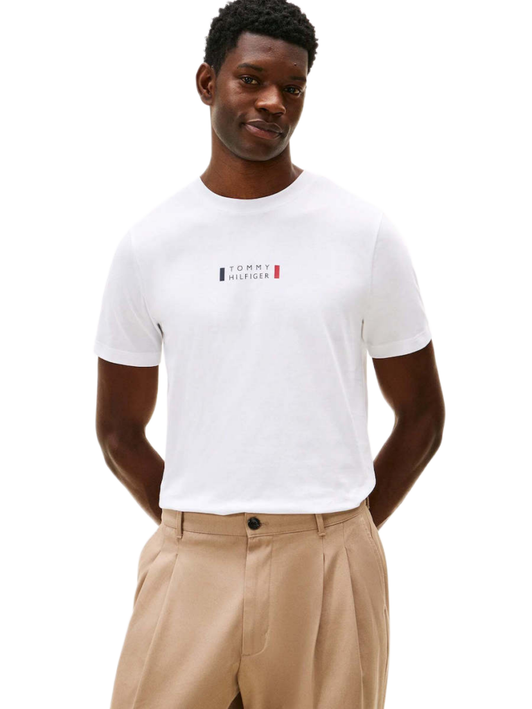 Tommy Hilfiger ανδρικό t-shirt με λογότυπο MW0MW41453 Tommy Hilfiger ανδρικό t-shirt με λογότυπο MW0MW41453