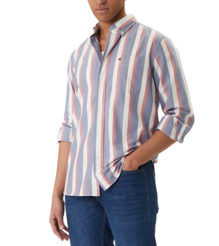 Tommy Hilfiger ανδρικό ριγέ πουκάμισο MW0MW41695