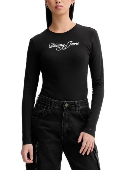Tommy Hilfiger γυναικεία μακρυμάνικη μπλούζα slim fit DW0DW21844