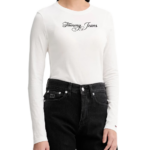 Tommy Hilfiger γυναικεία μακρυμάνικη μπλούζα slim fit DW0DW21844