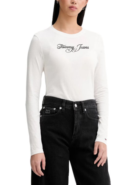 Tommy Hilfiger γυναικεία μακρυμάνικη μπλούζα slim fit DW0DW21844