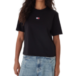 Tommy Hilfiger γυναικείο μονόχρωμο t-shirt boxy DW0DW22202