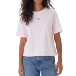 Tommy Hilfiger γυναικείο μονόχρωμο t-shirt boxy DW0DW22202