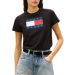 Tommy Hilfiger γυναικείο μονόχρωμο t-shirt DW0DW22562